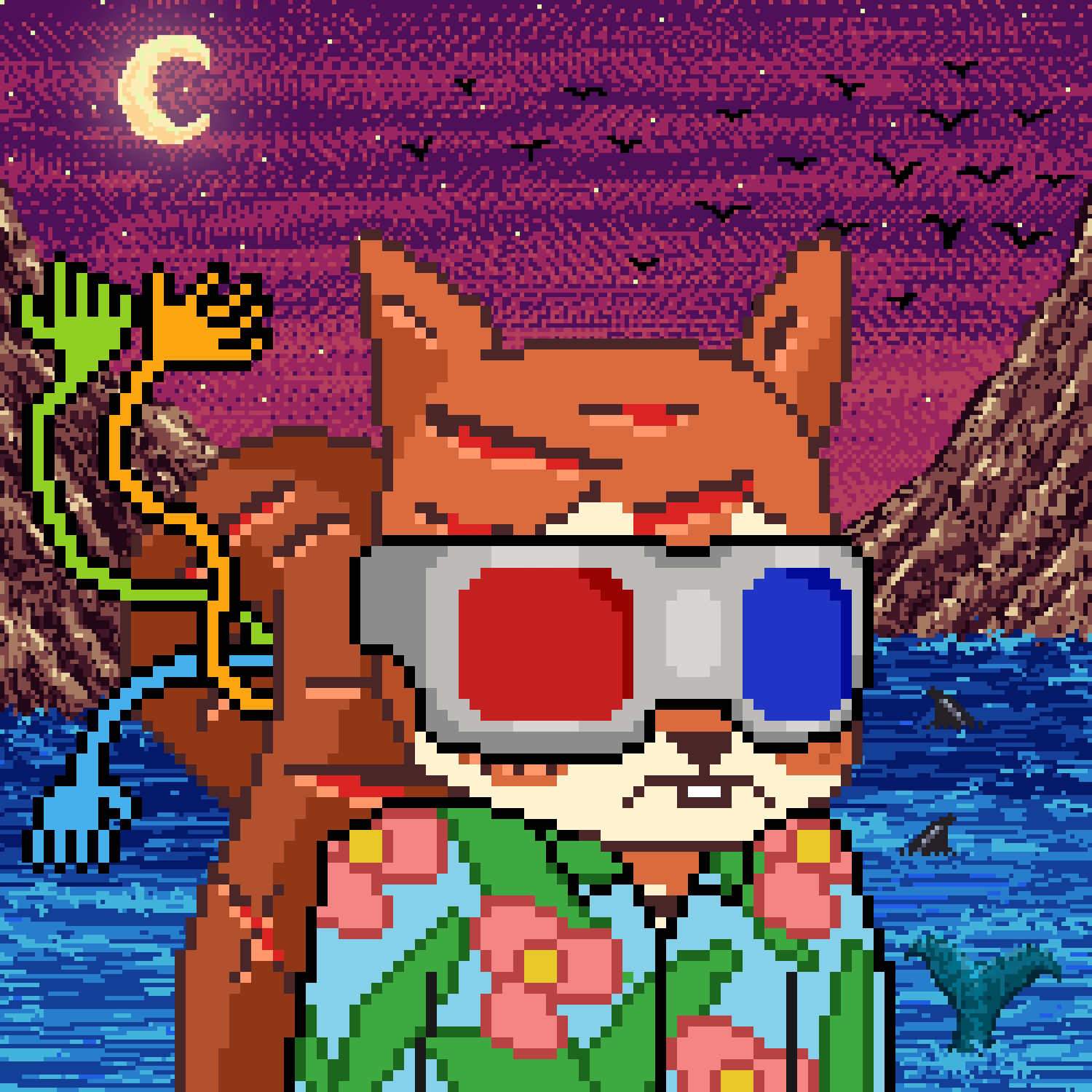 Pixel Squirrels #7628 NFT on Algorand