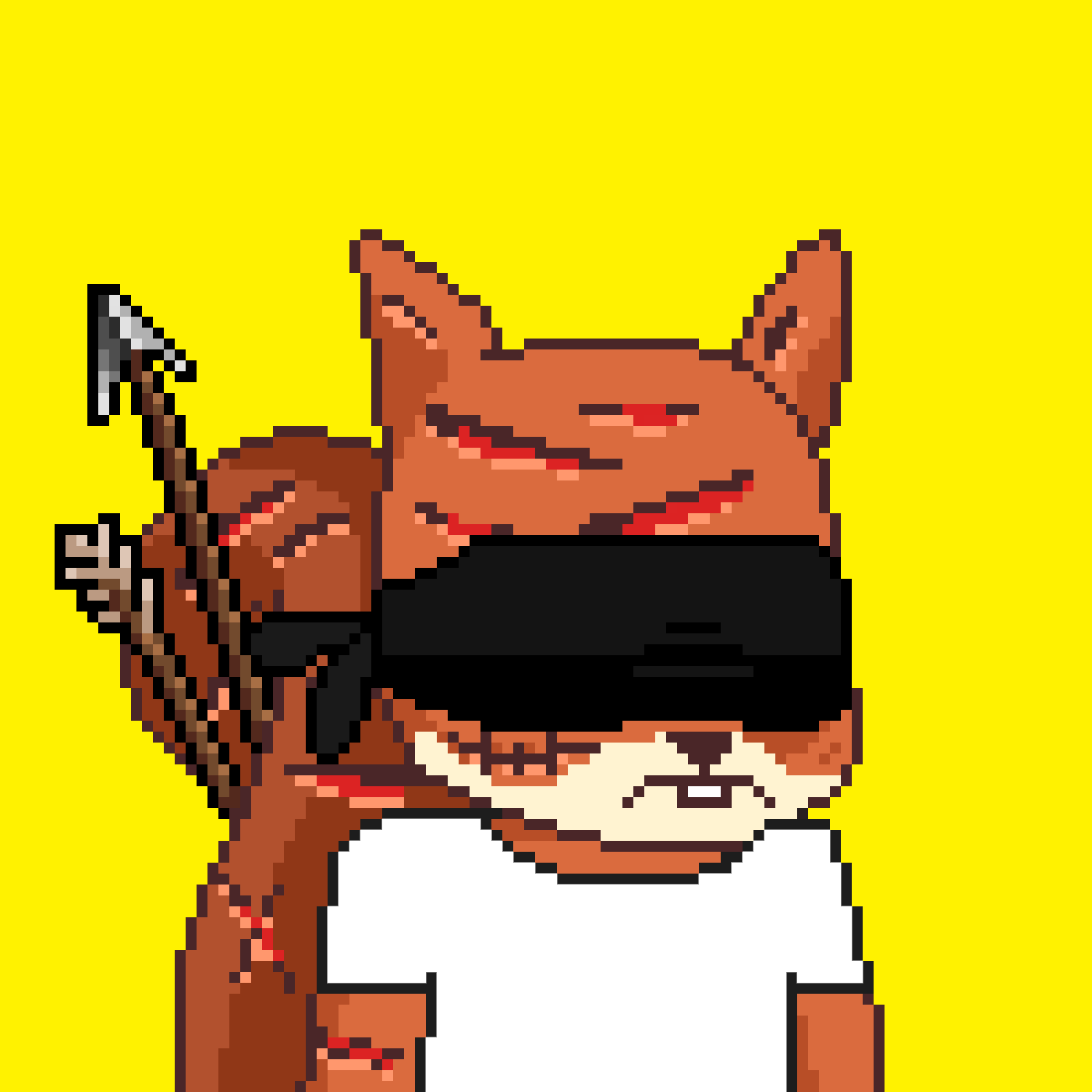 Pixel Squirrels #7643 NFT on Algorand