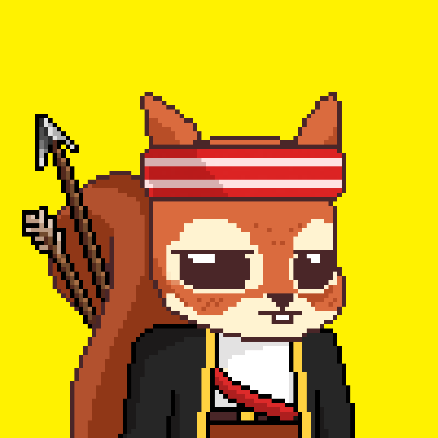 Pixel Squirrels #7644 NFT on Algorand