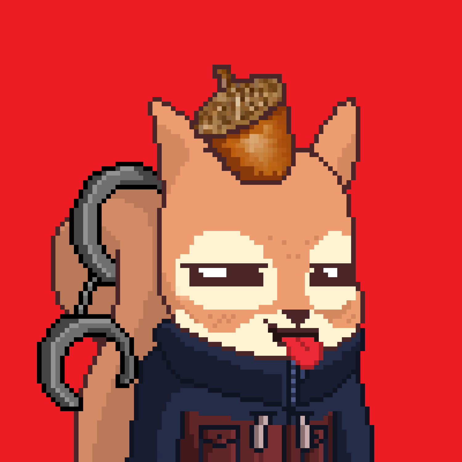 Pixel Squirrels #7690 NFT on Algorand