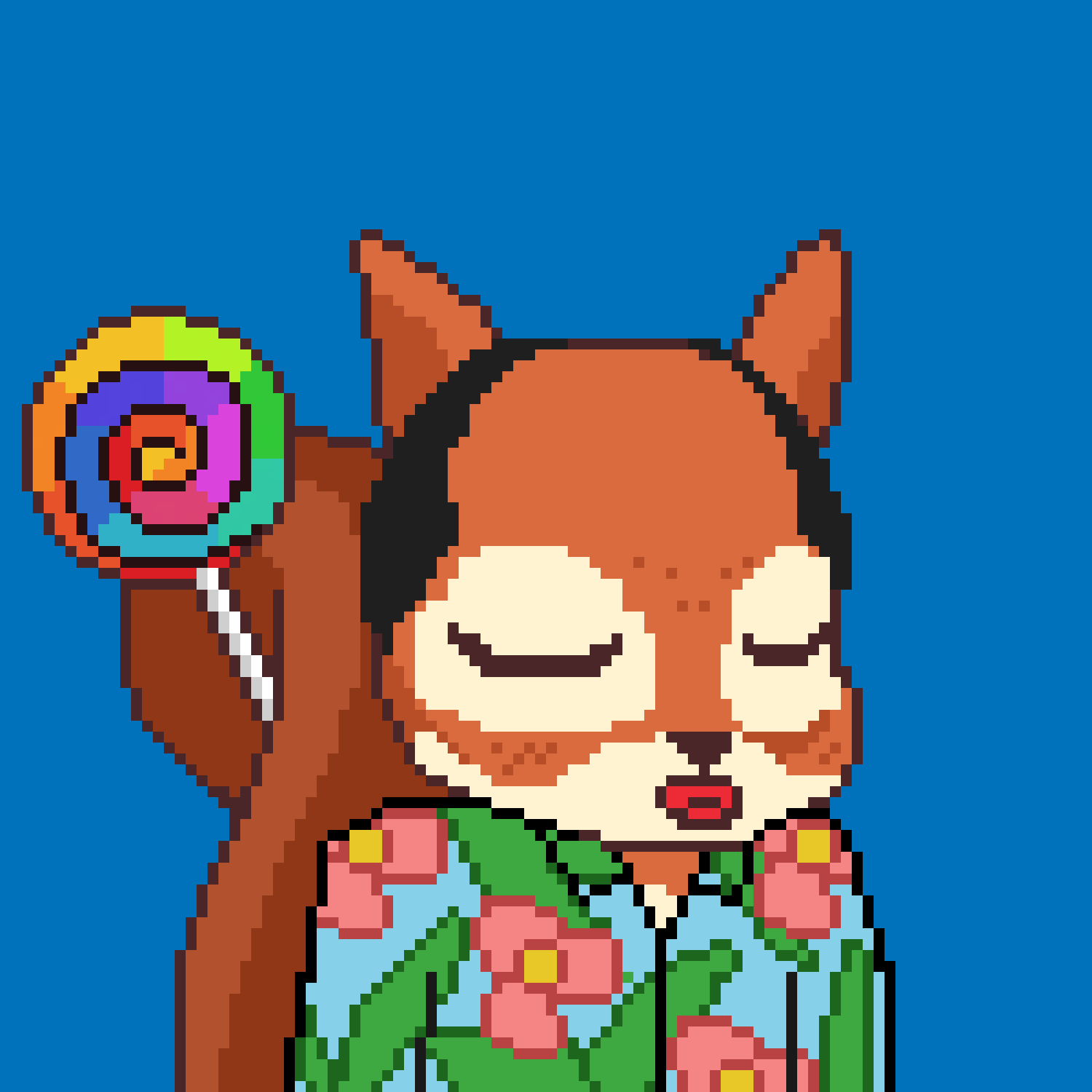 Pixel Squirrels #7694 NFT on Algorand