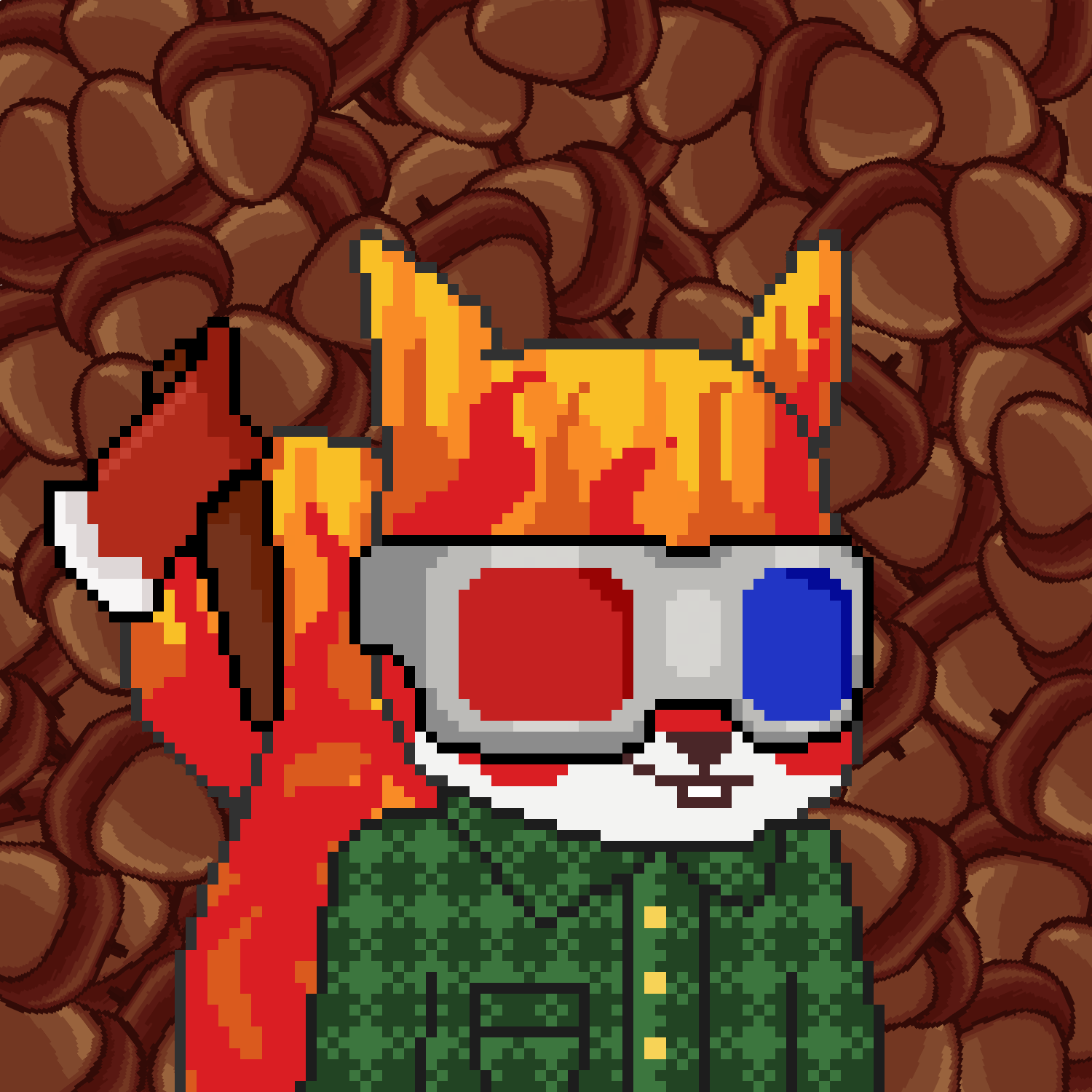 Pixel Squirrels #7695 NFT on Algorand