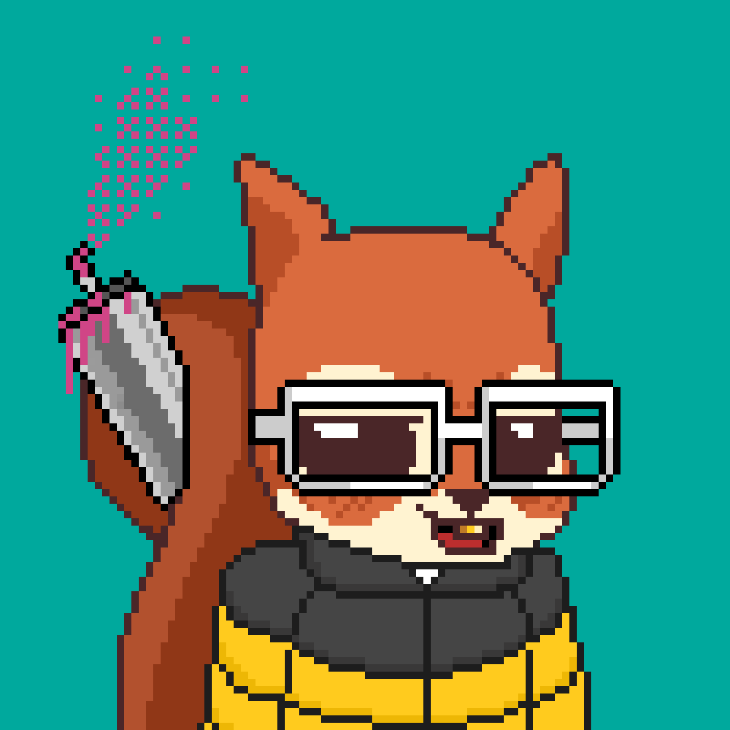 Pixel Squirrels #7795 NFT on Algorand