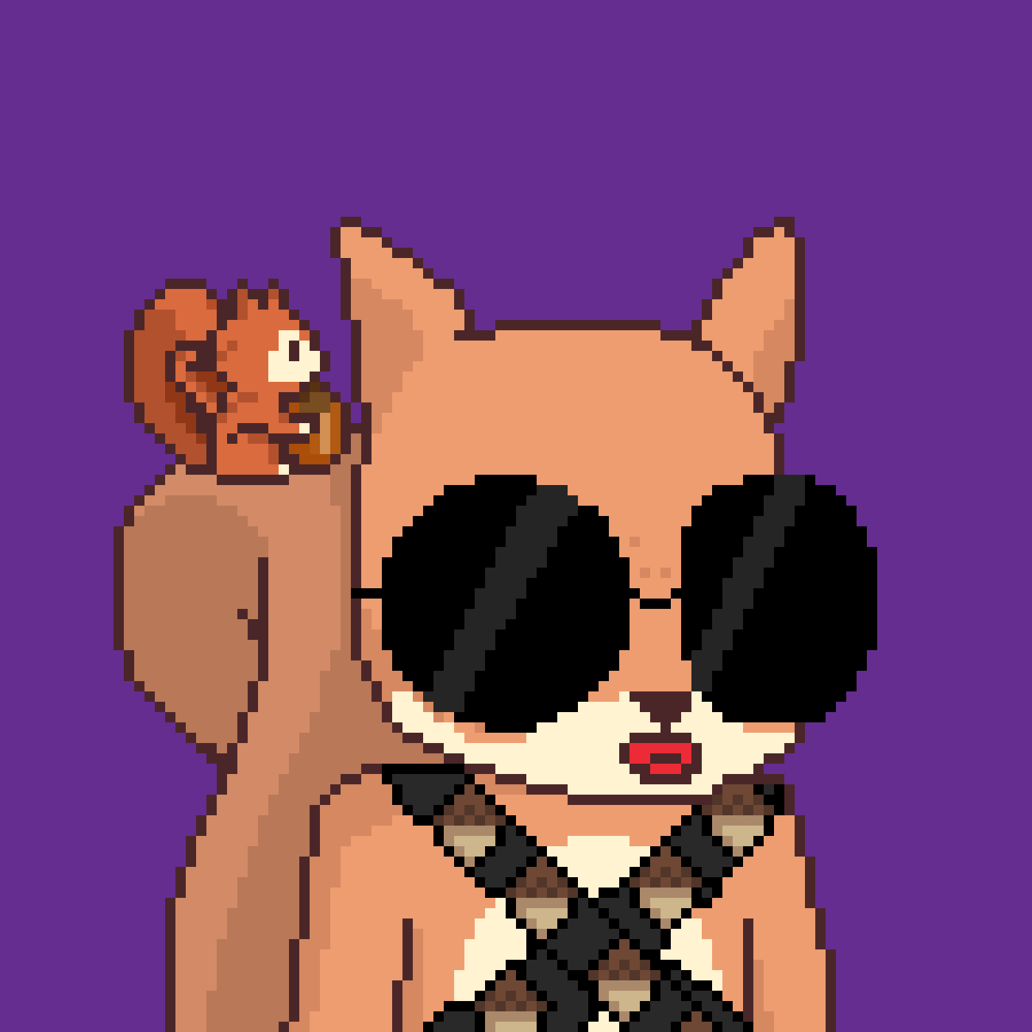Pixel Squirrels #7820 NFT on Algorand