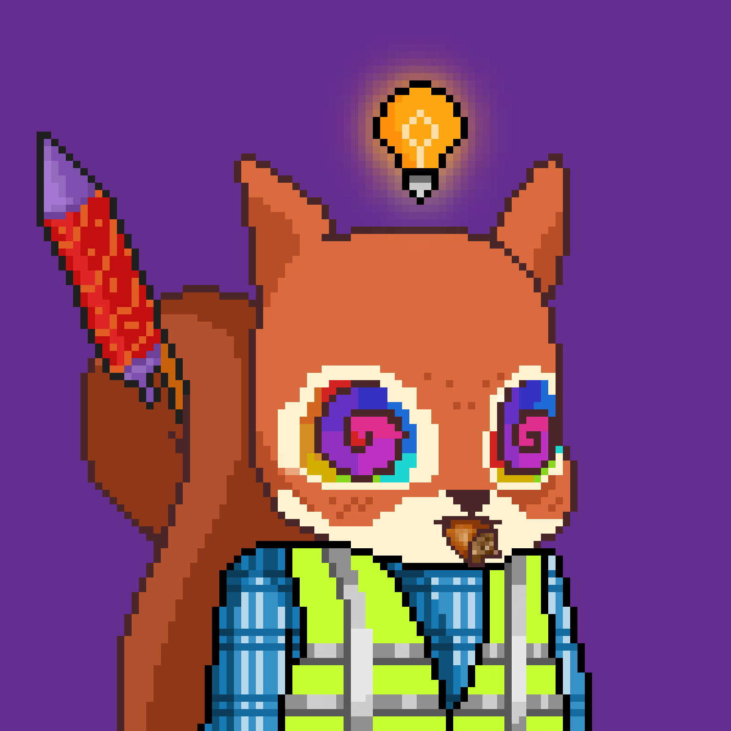 Pixel Squirrels #7900 NFT on Algorand
