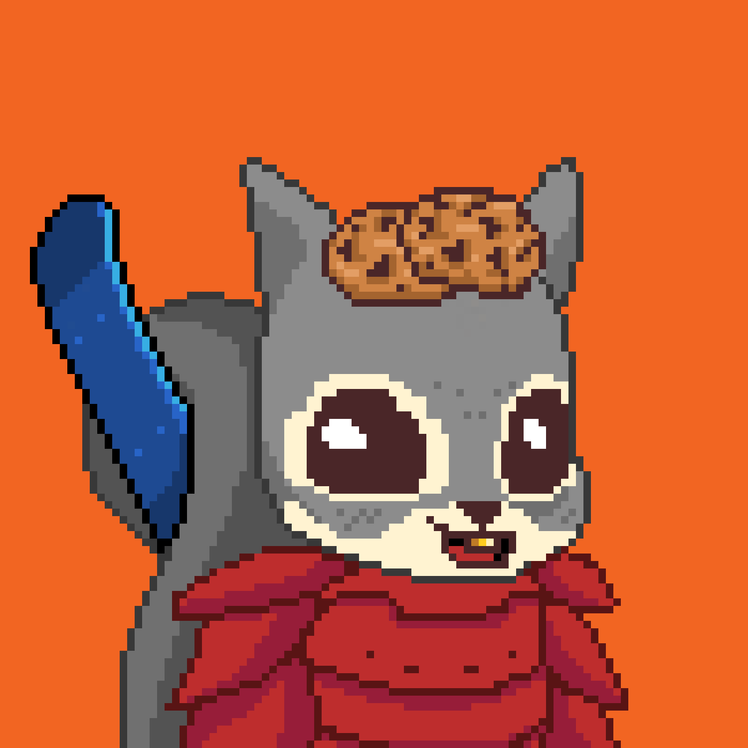 Pixel Squirrels #7972 NFT on Algorand