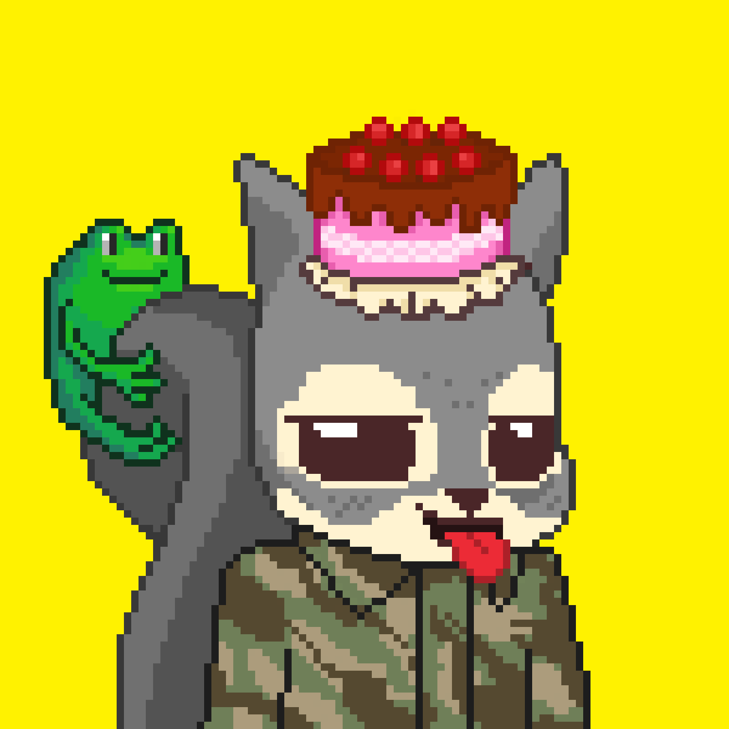 Pixel Squirrels #8266 NFT on Algorand