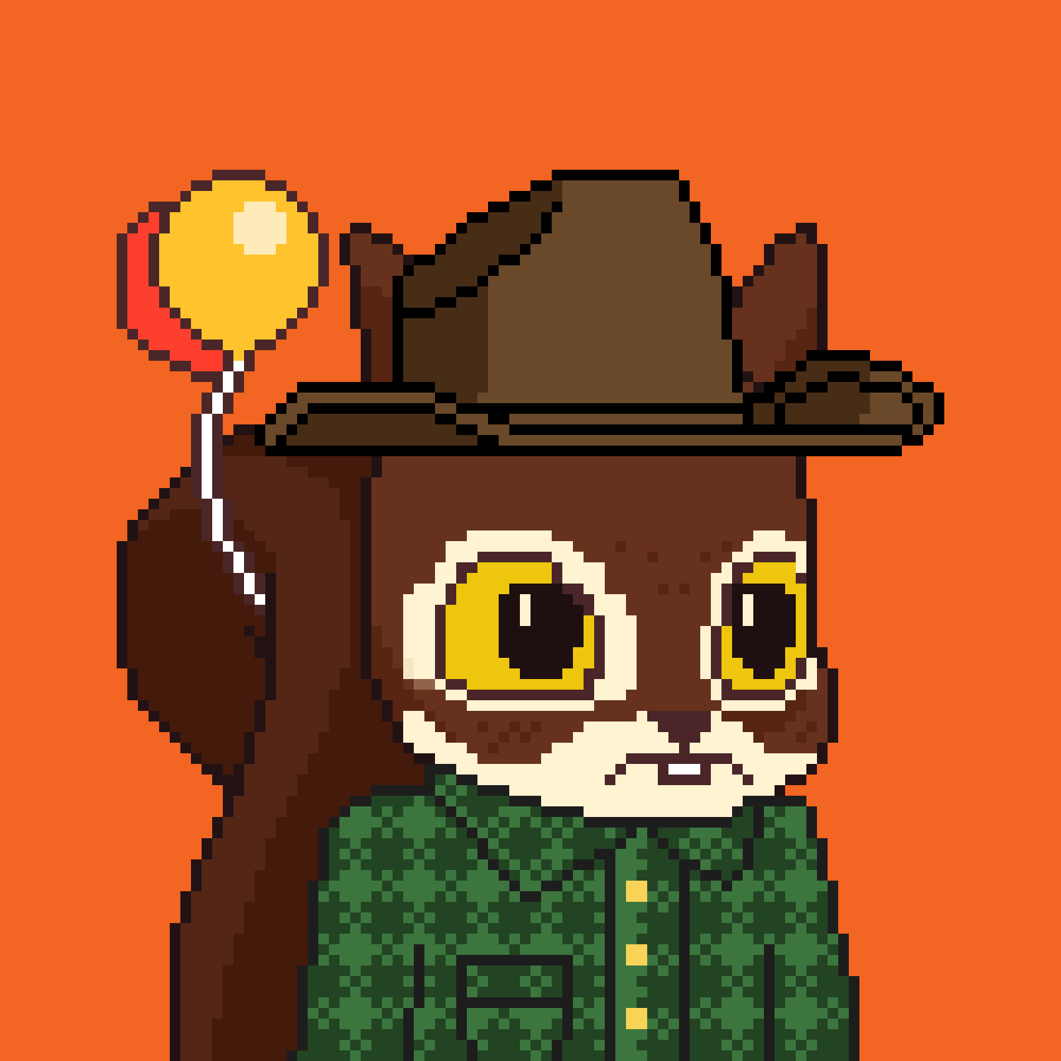 Pixel Squirrels #8700 NFT on Algorand