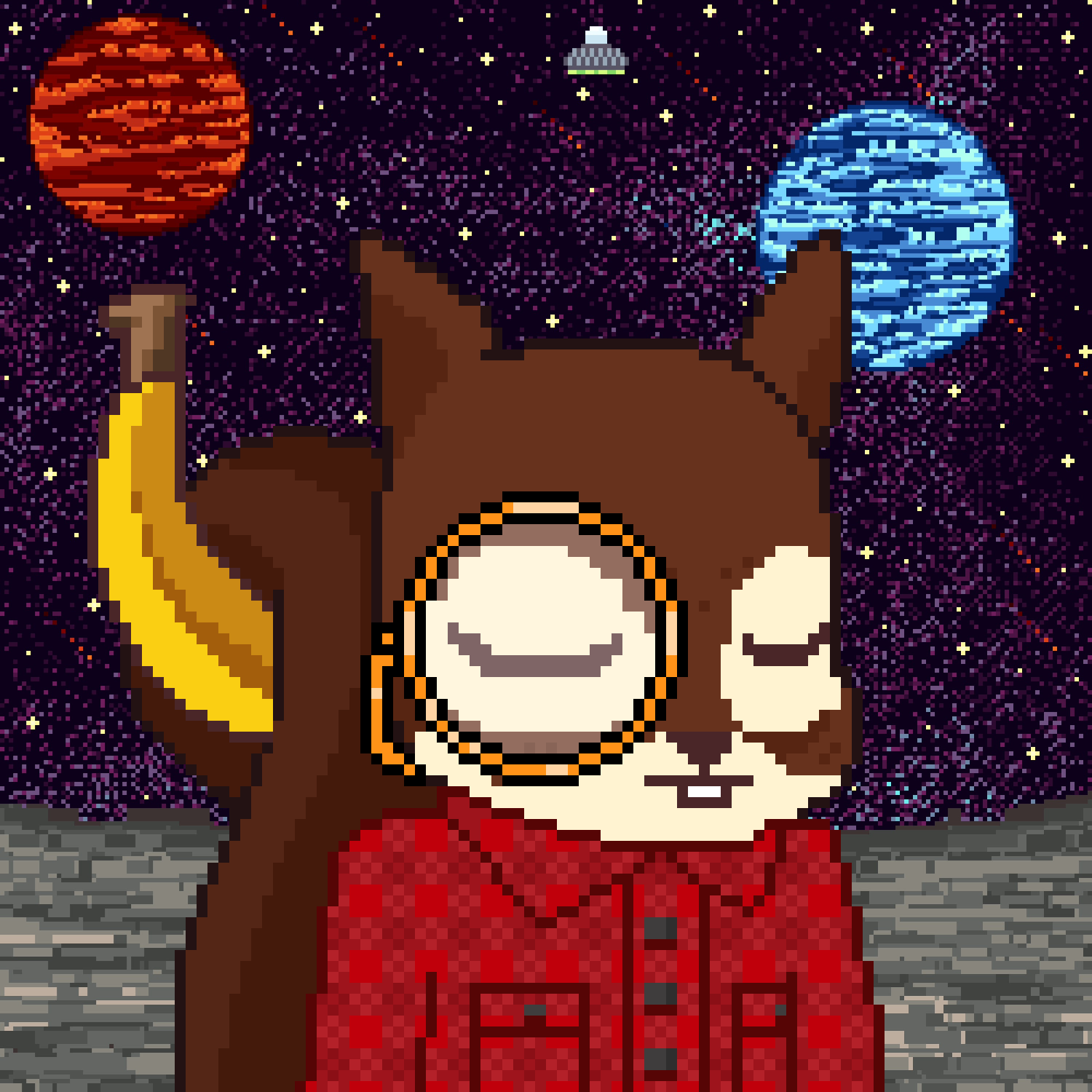 Pixel Squirrels #923 NFT on Algorand