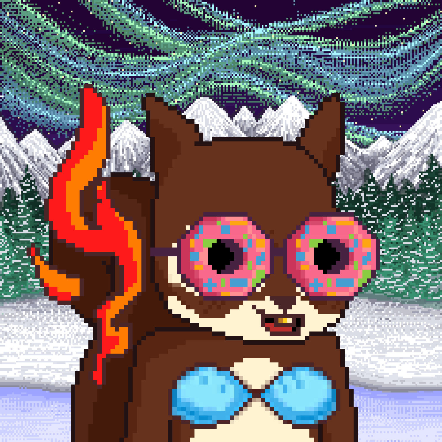 Pixel Squirrels #928 NFT on Algorand