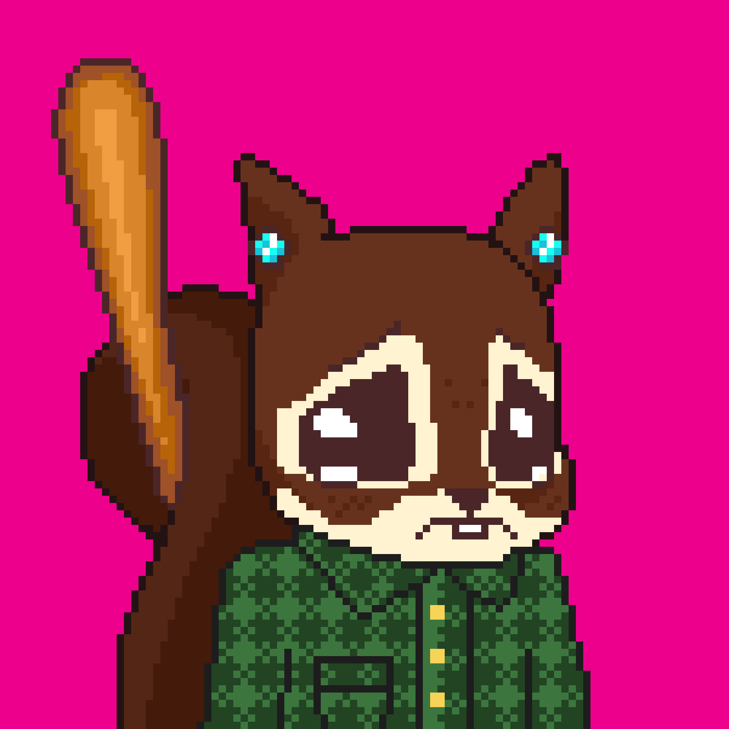 Pixel Squirrels #9425 NFT on Algorand