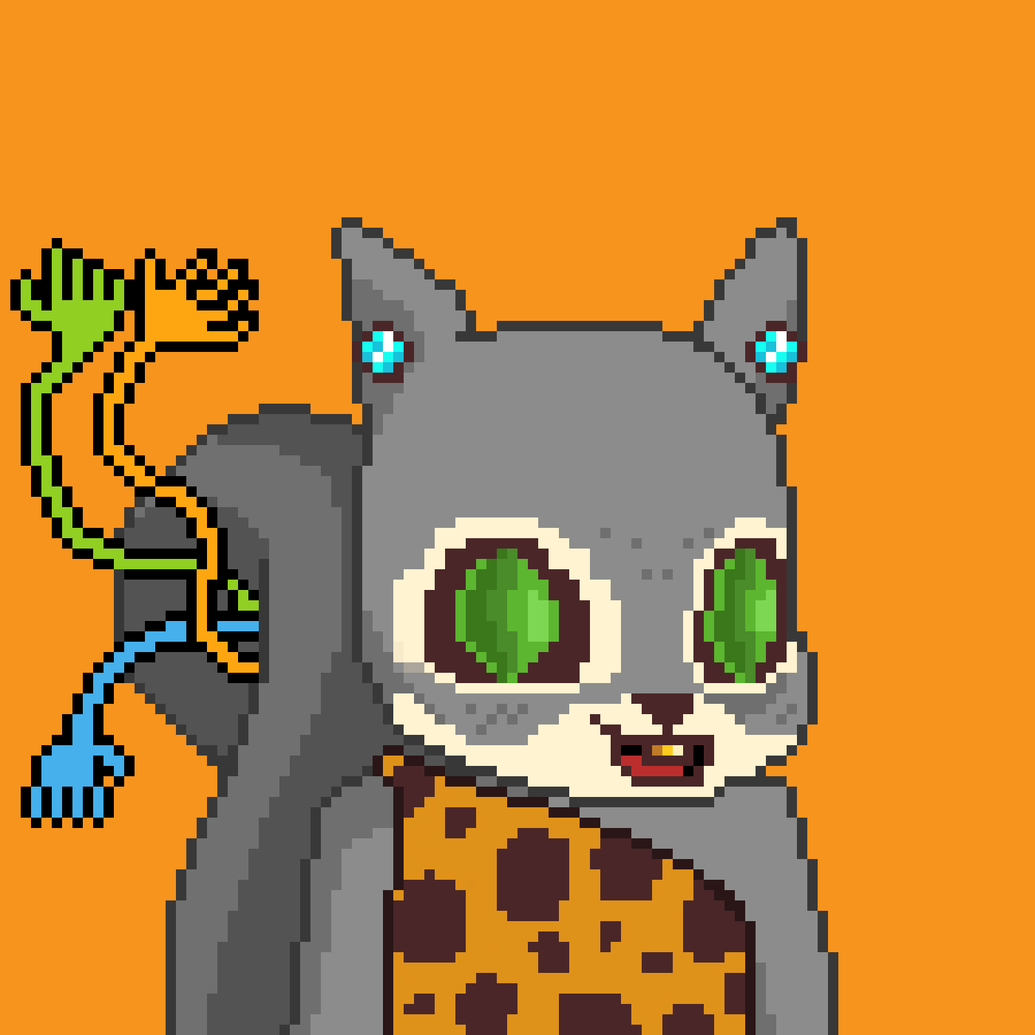 Pixel Squirrels #9486 NFT on Algorand