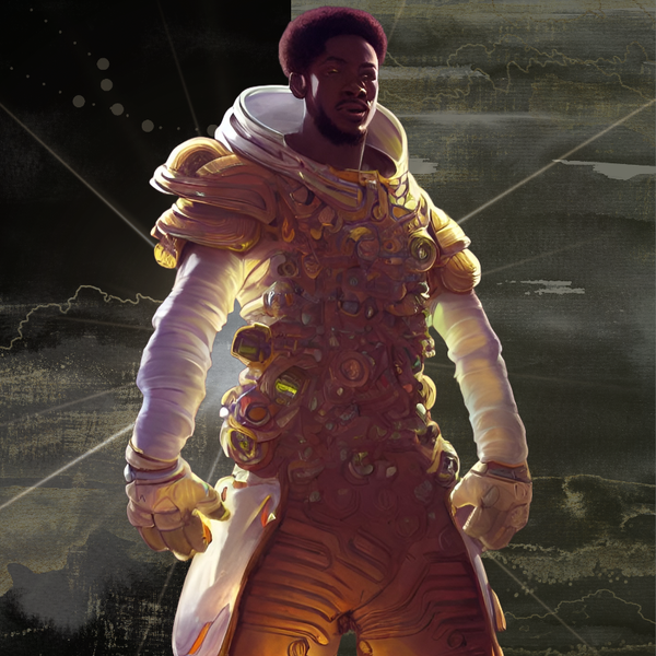 An image of Afro Space Kid Future