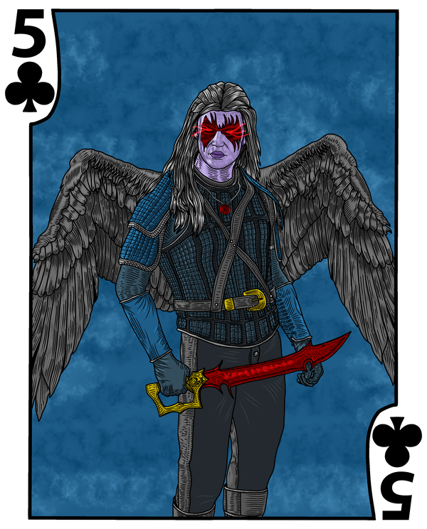 An image of 5 of Clubs