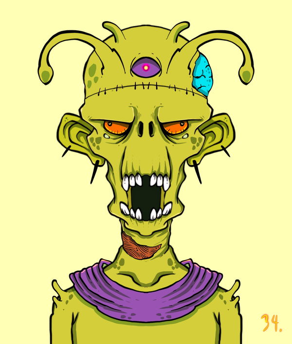 Image of Algo zombie #034