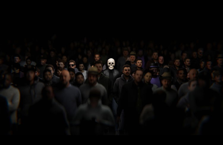 Image of • A Face in the Crowd •