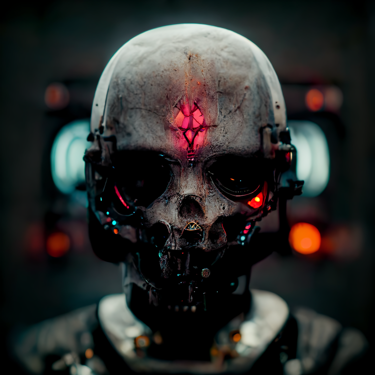 Image of Cyber Skull #66