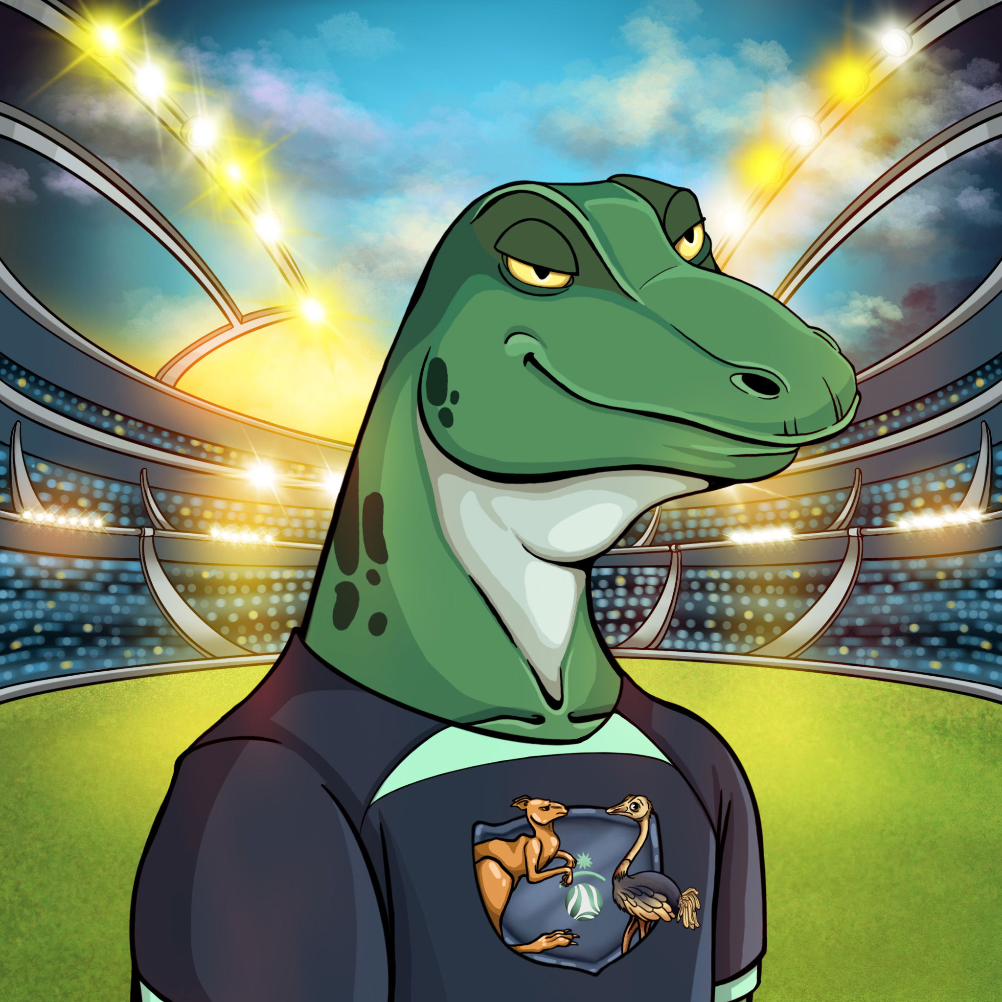 World Cup Goanna 0074 NFT on Algorand