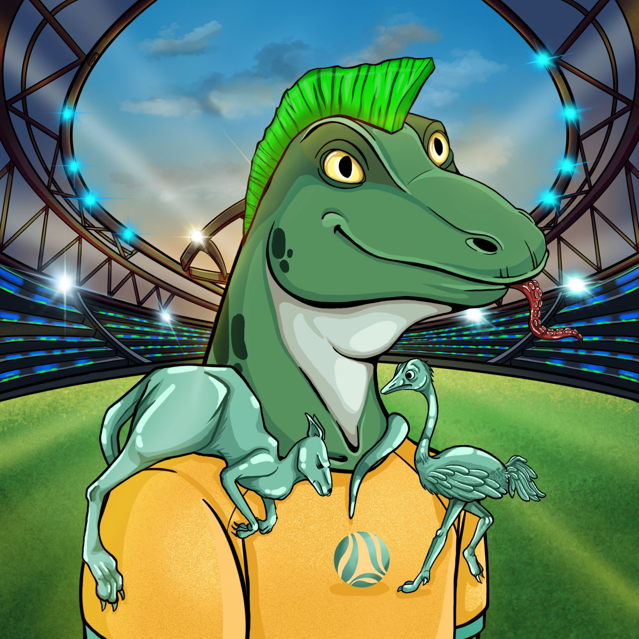 World Cup Goanna 0093 NFT on Algorand