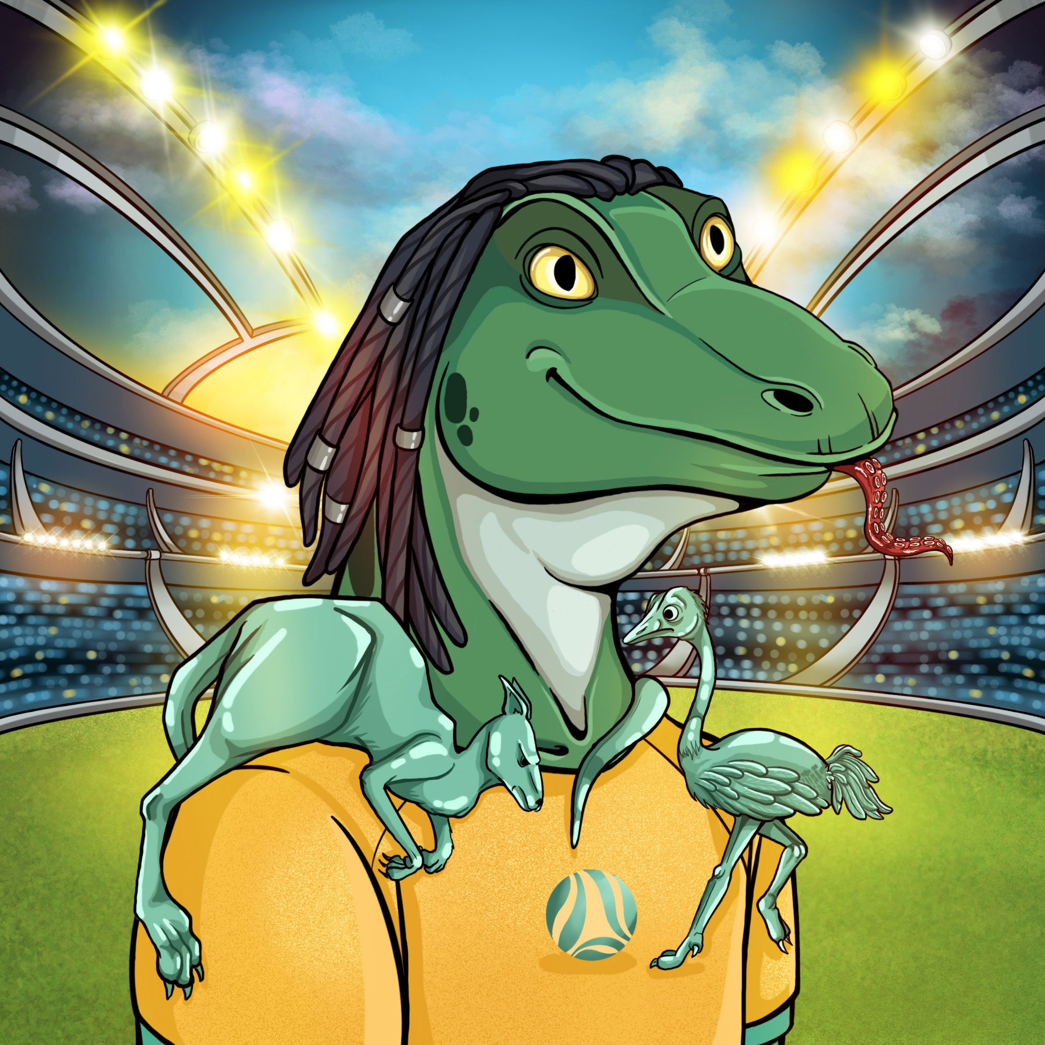 World Cup Goanna 0102 NFT on Algorand