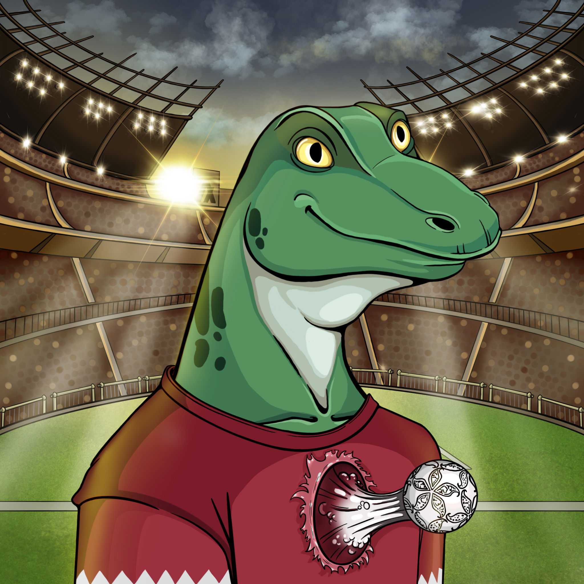 World Cup Goanna 1186 NFT on Algorand