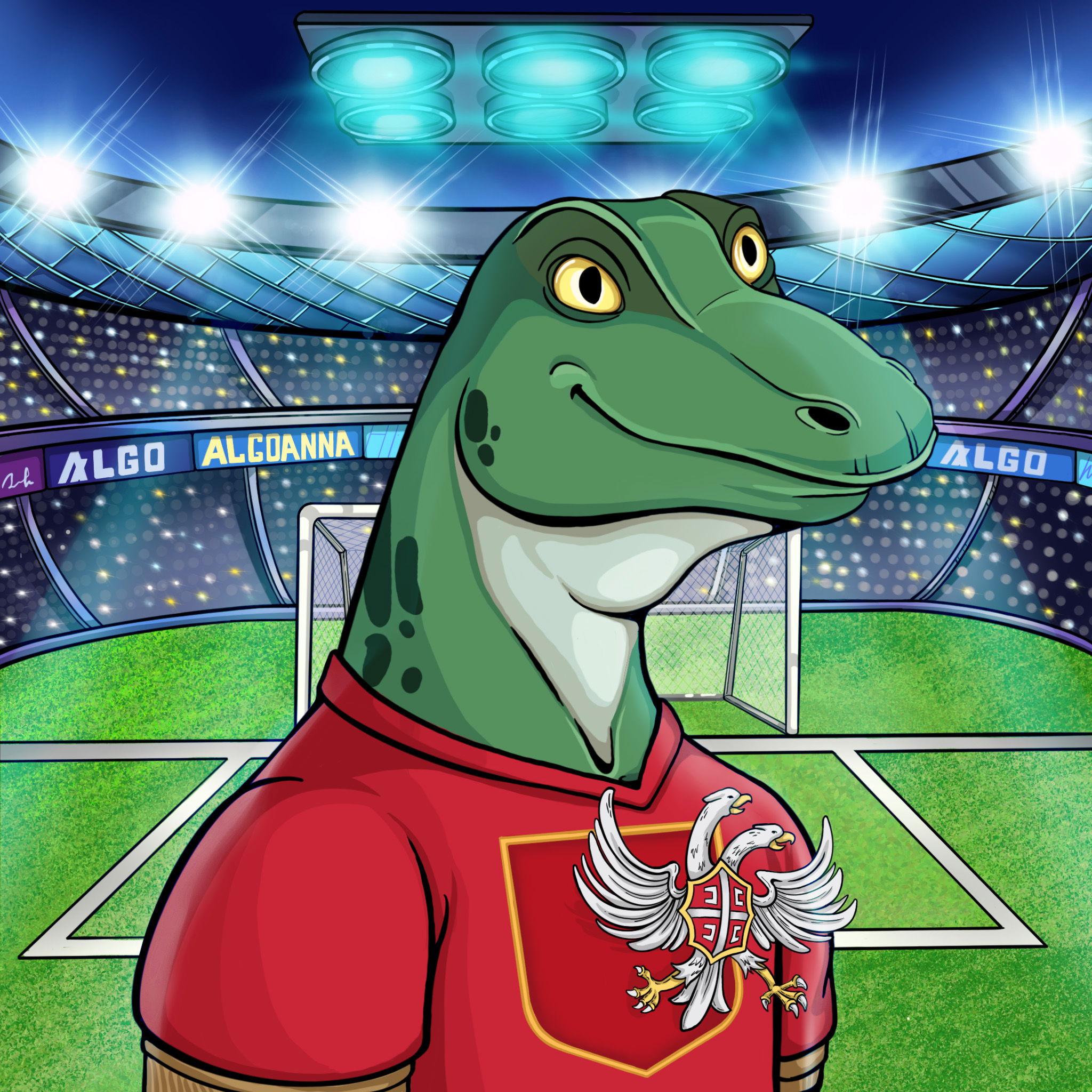 World Cup Goanna 1335 NFT on Algorand
