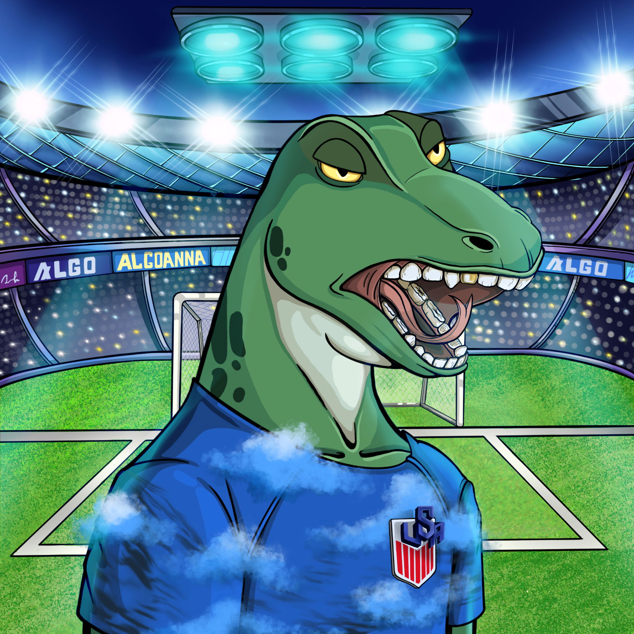 World Cup Goanna 1566 NFT on Algorand