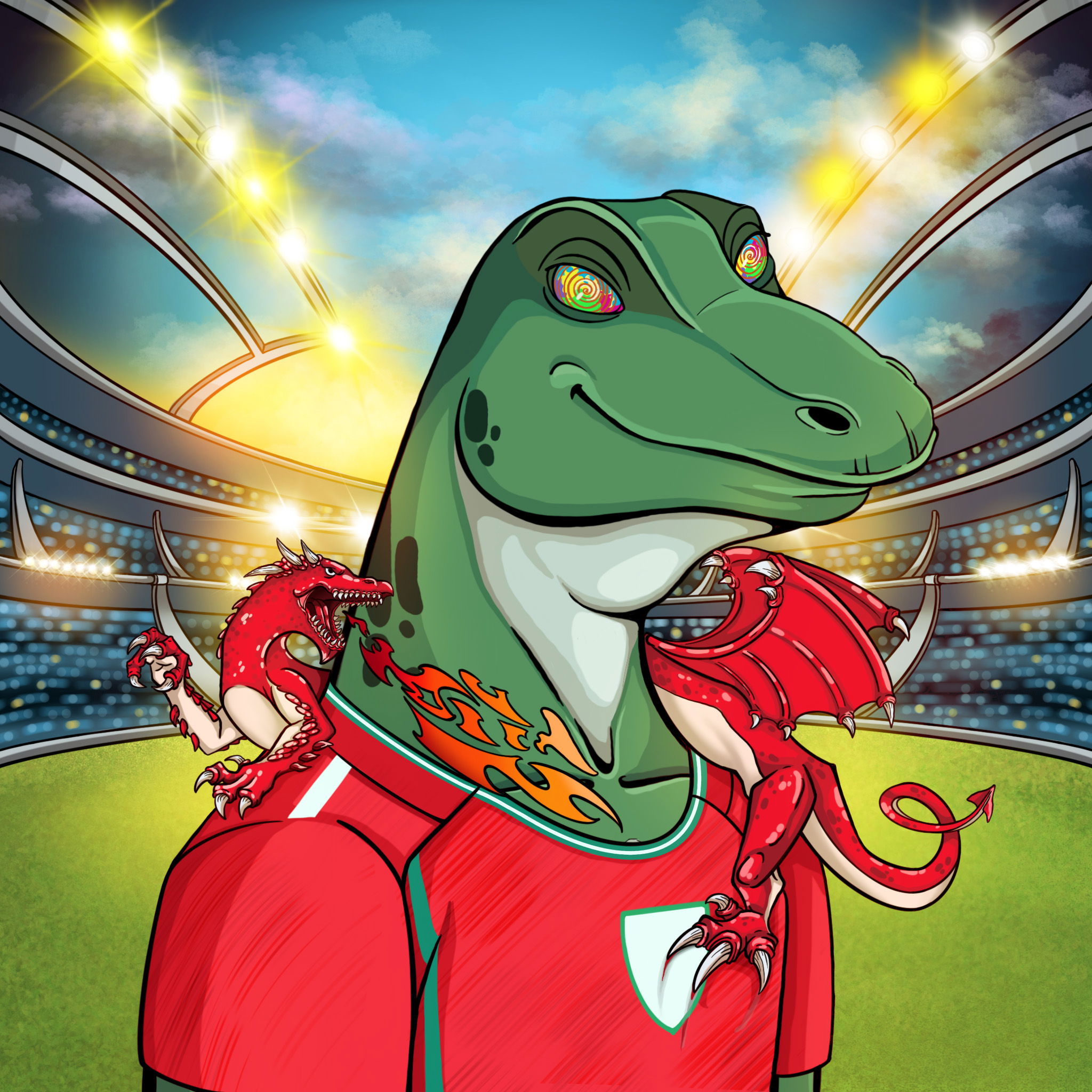 World Cup Goanna 1660 NFT on Algorand