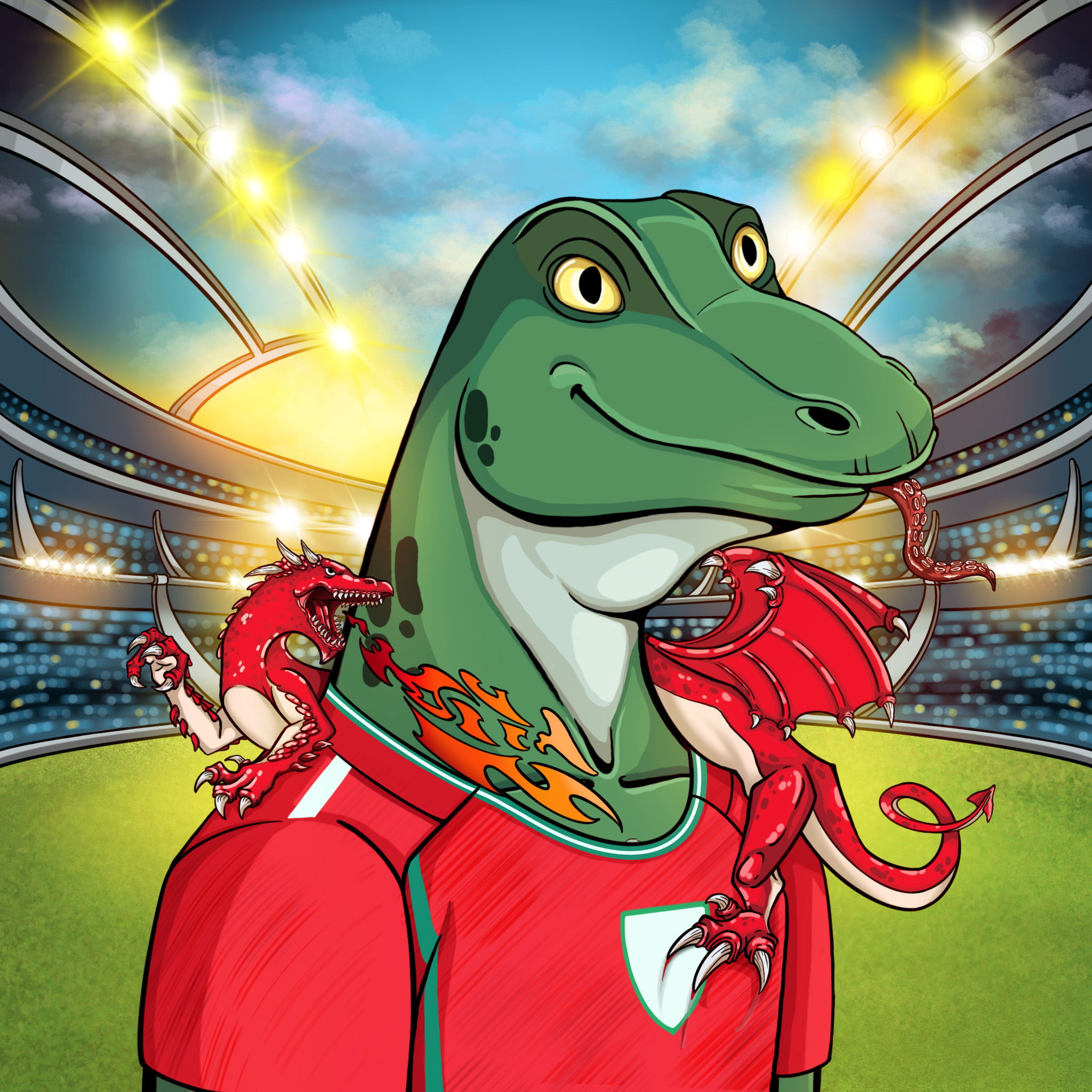 World Cup Goanna 1664 NFT on Algorand