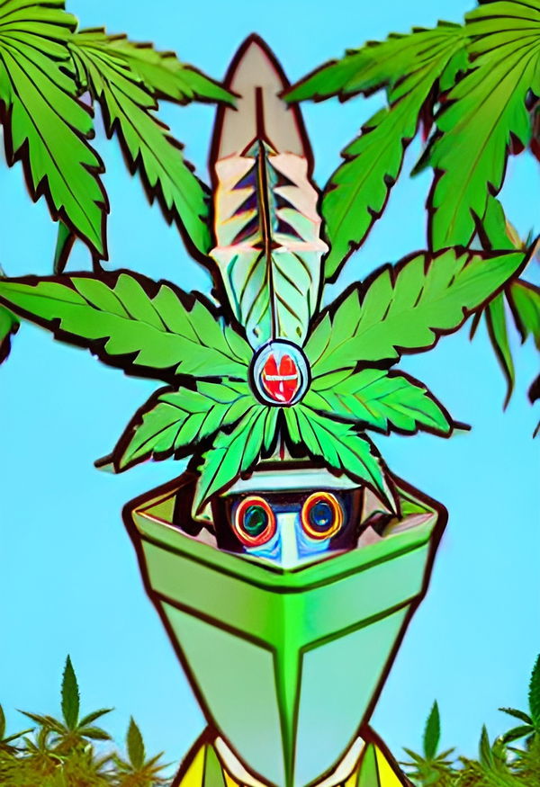 An image of AI Pothead #9