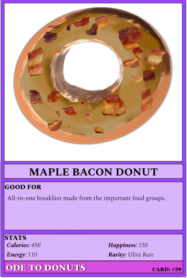 An image of #39 - Maple Bacon Donut (IMG)