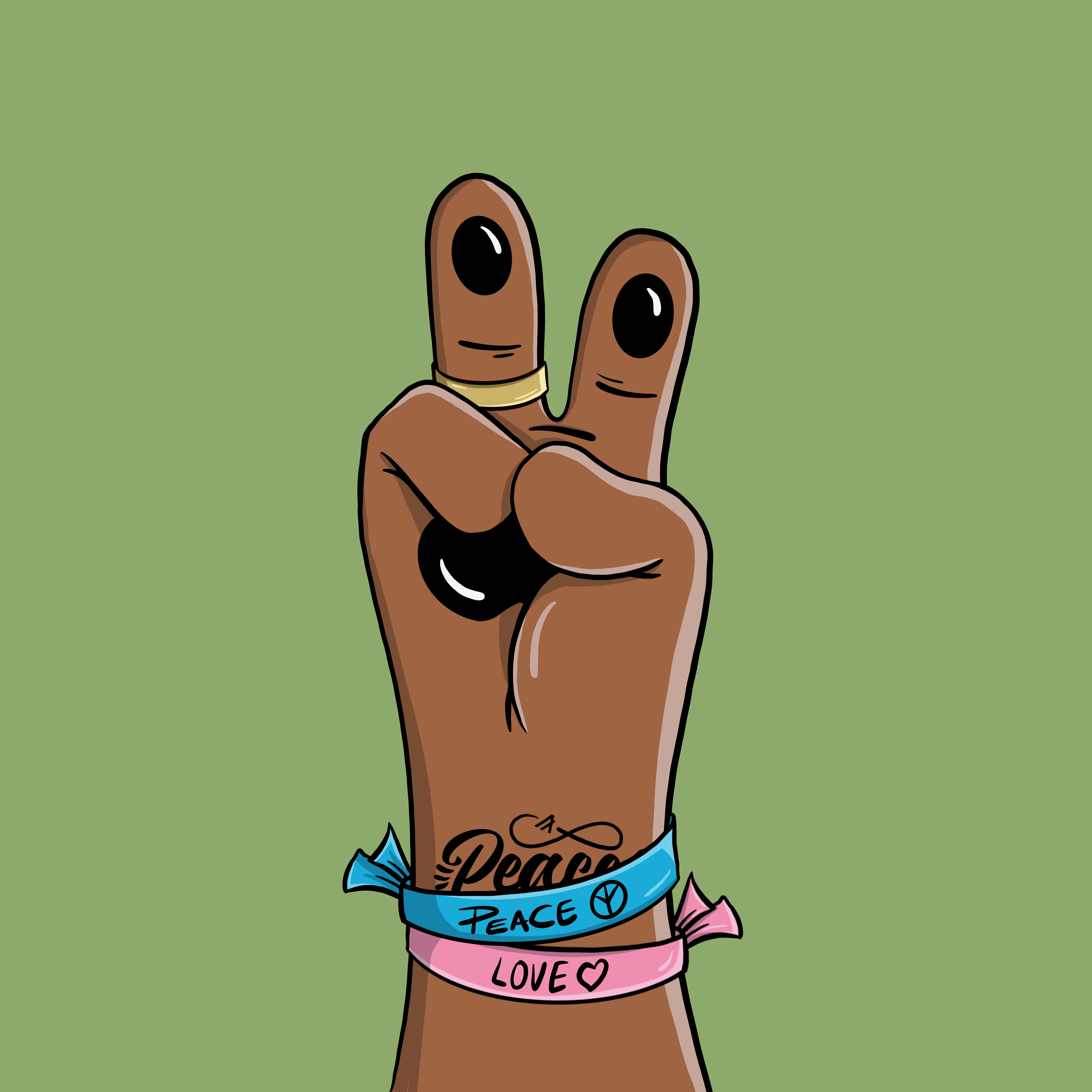 Peace,Love Bears! #323 NFT on Algorand