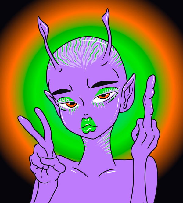 Image of Bored Alien 2