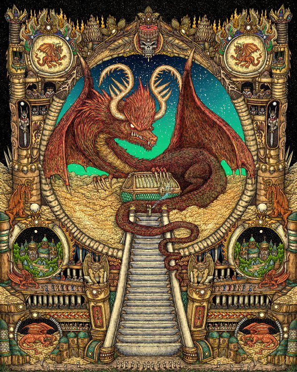 Image of AlgoGod #442 Dragon of Fortune