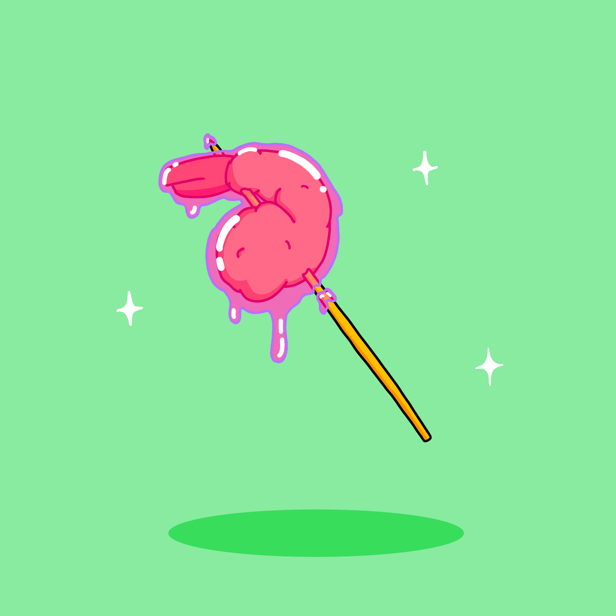 Shrimp Candystick NFT on Algorand