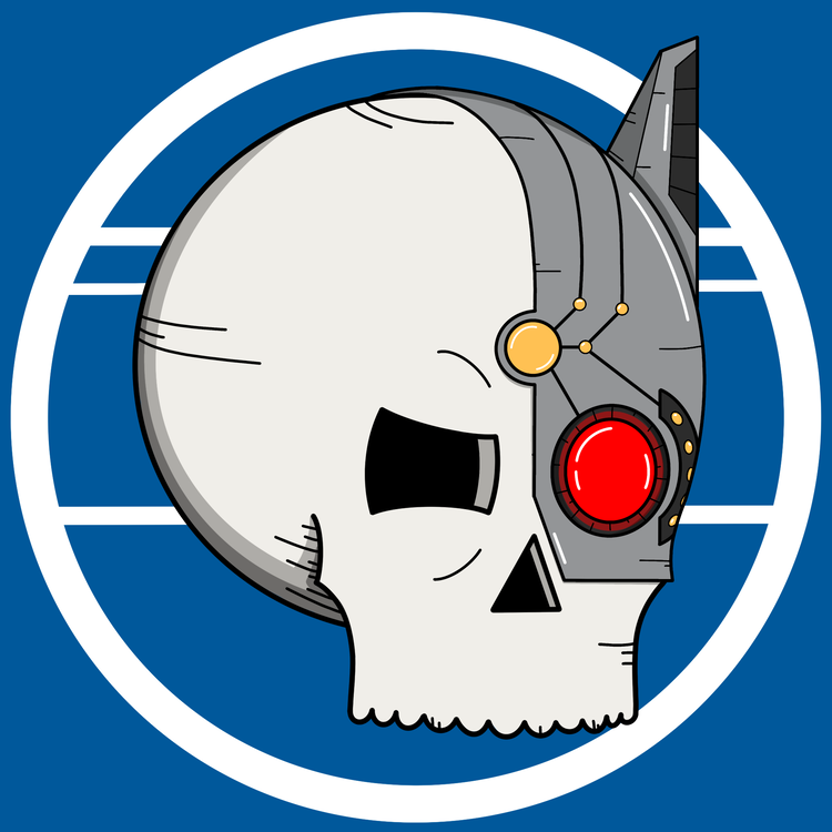 Image of Cyber-Jolly - Skull