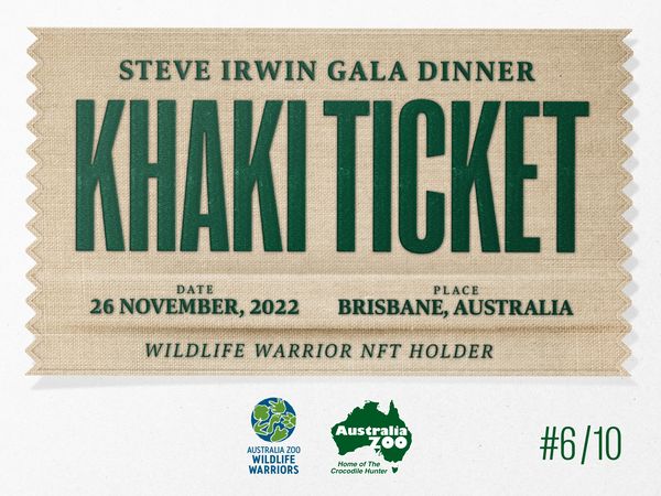 An image of Aus Zoo Gala Dinner Khaki Ticket #6