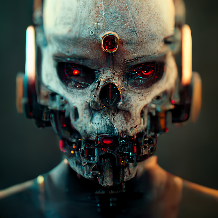 Image of Cyber Skull #18