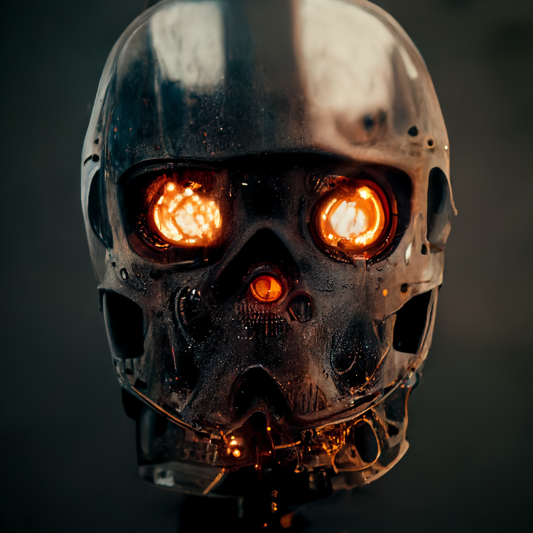 Image of Cyber Skull #53