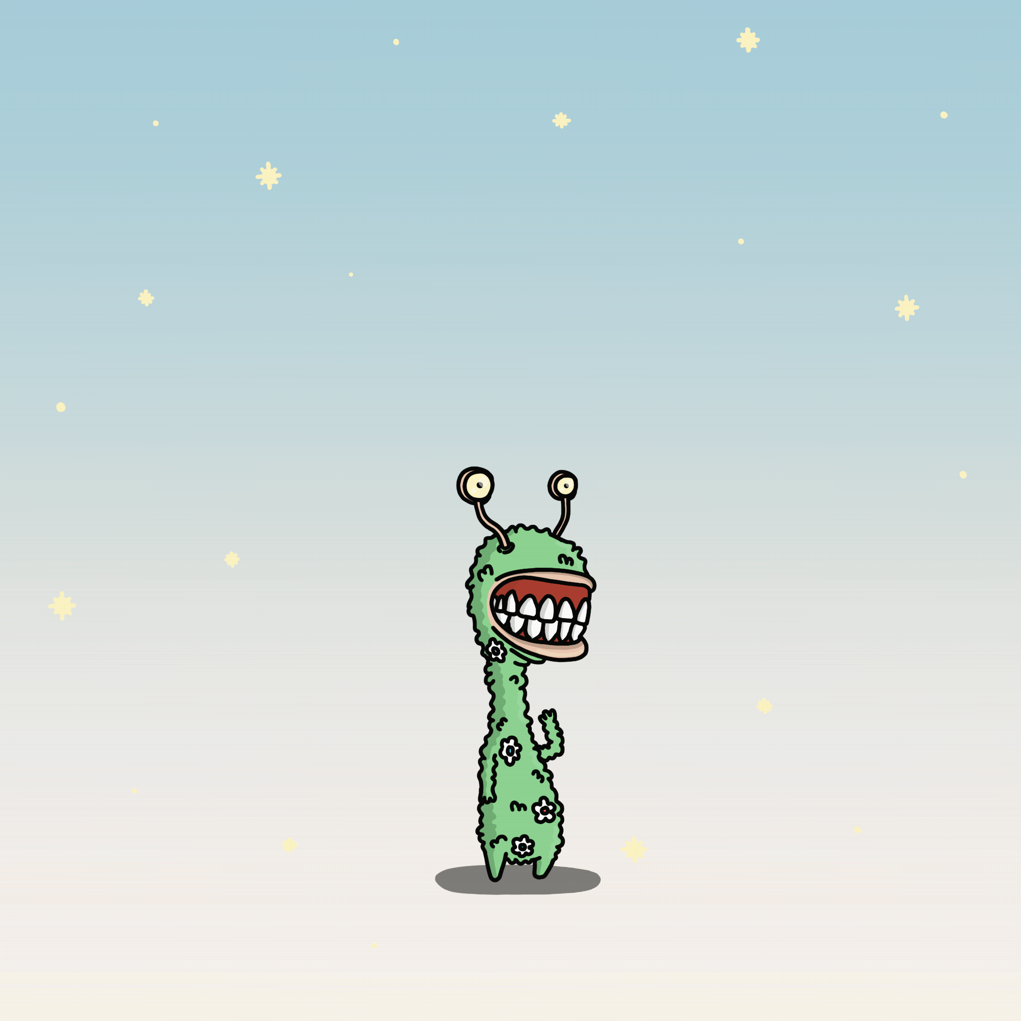 Wavy Monsta NFT on Algorand