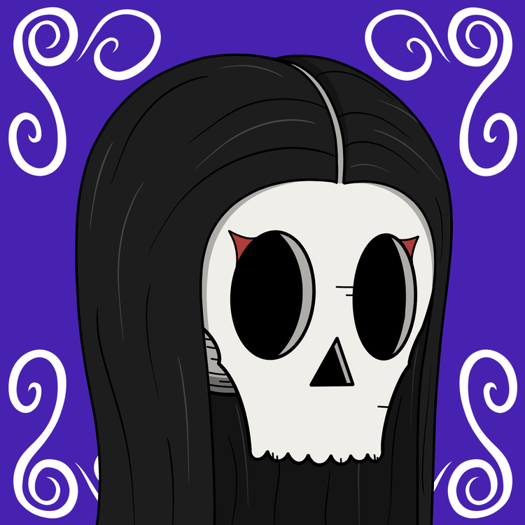 Image of Mrs Jolly Lisa - Skull