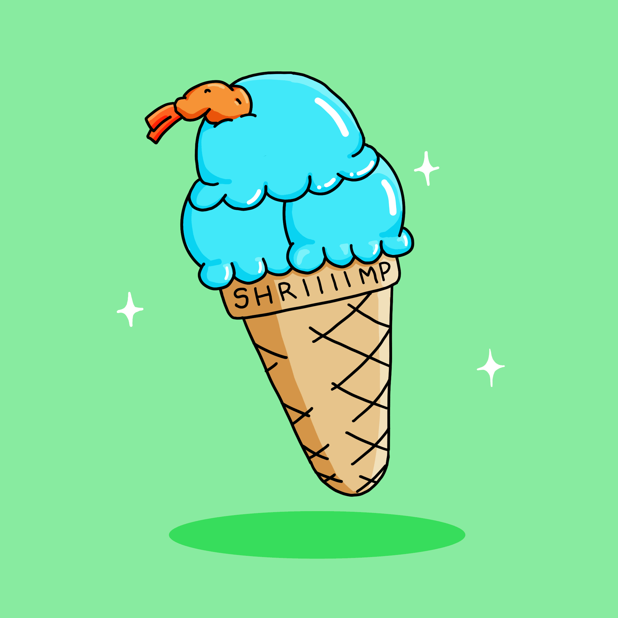 Shrimp Ice Cream NFT on Algorand
