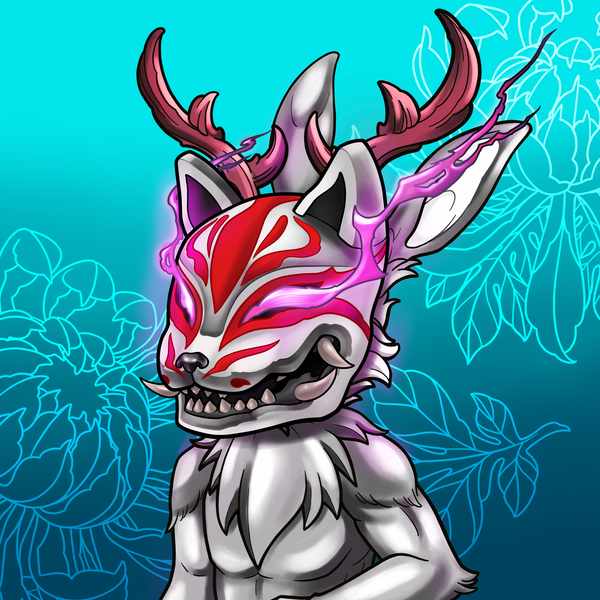 Image of TheGrimNft Kitsune Mask