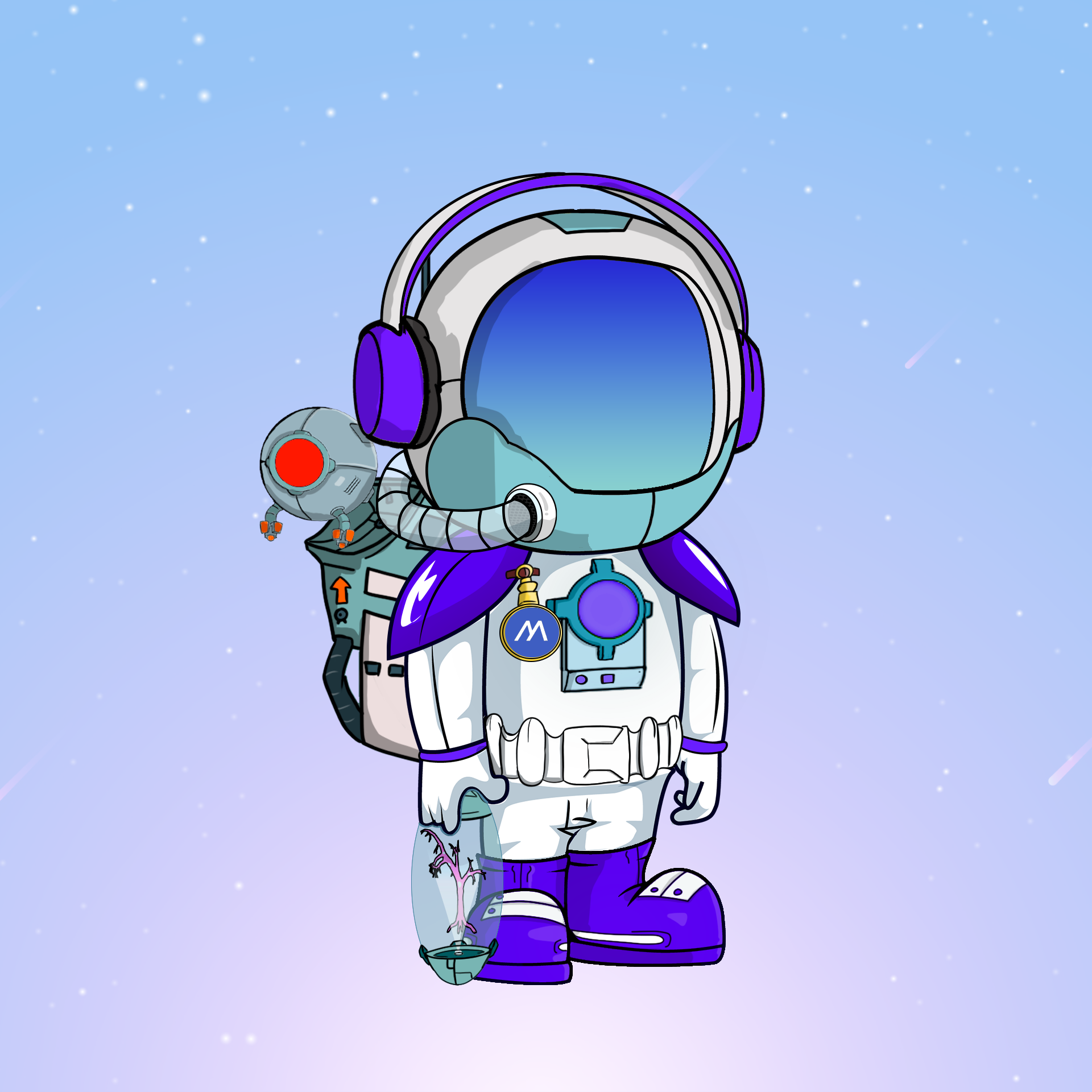 Galactic Astros #127 NFT on Algorand