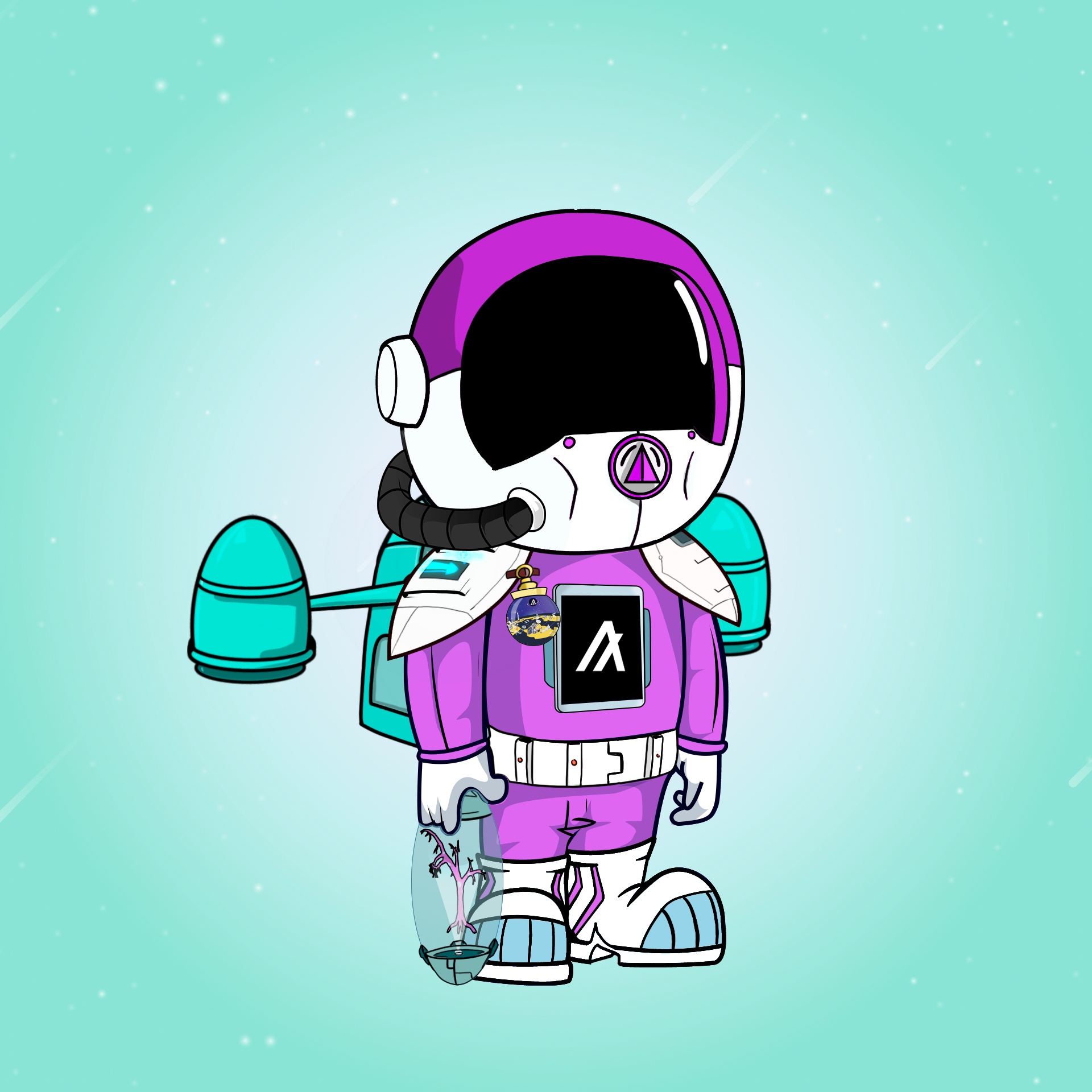 Galactic Astros #1358 NFT on Algorand