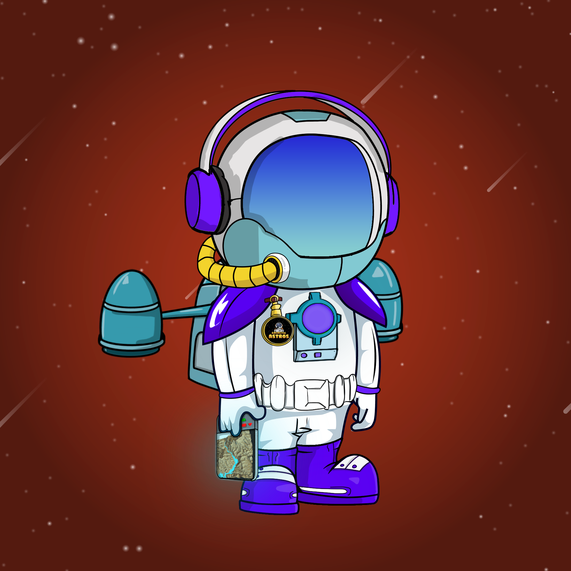 Galactic Astros #1435 NFT on Algorand