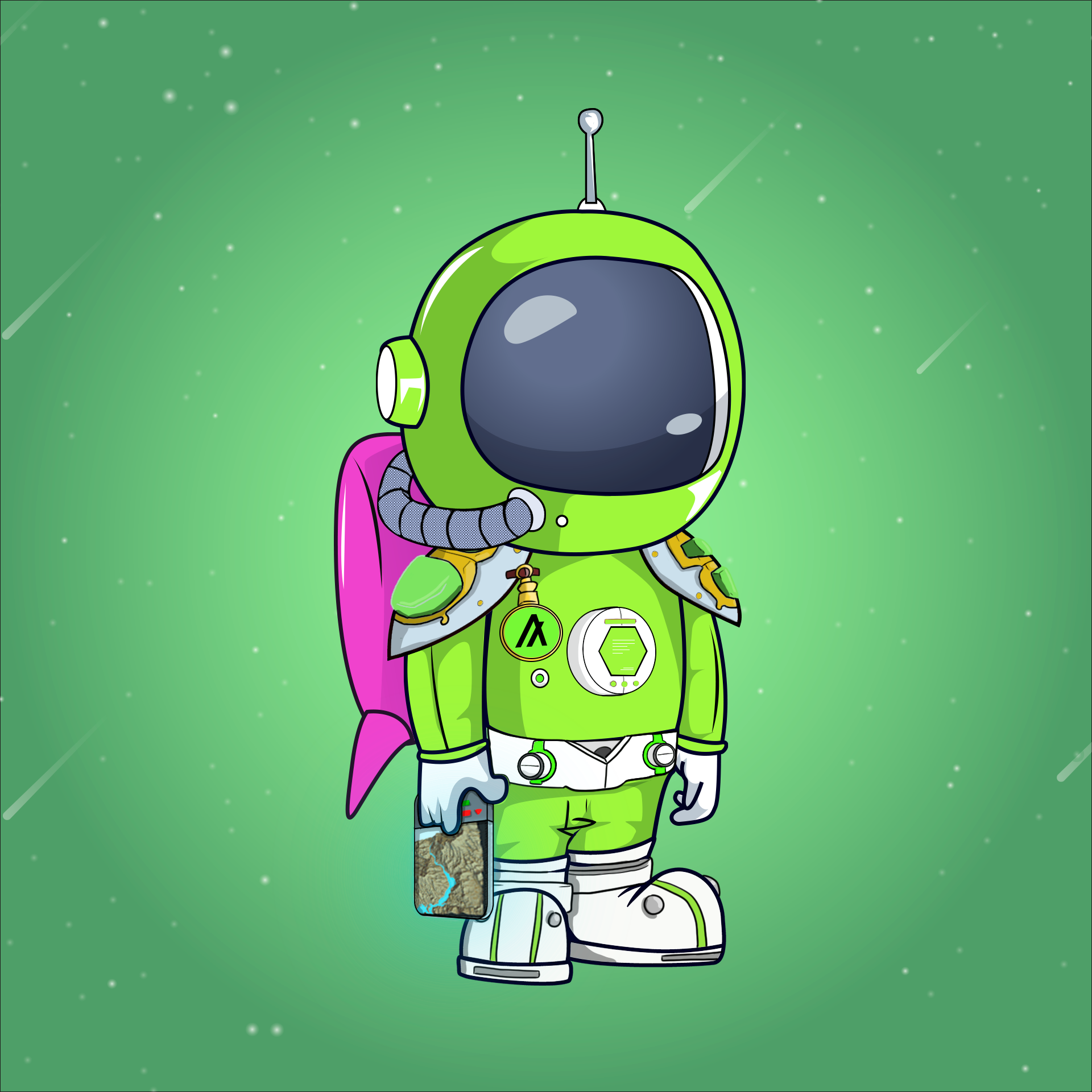 Galactic Astros #1473 NFT on Algorand