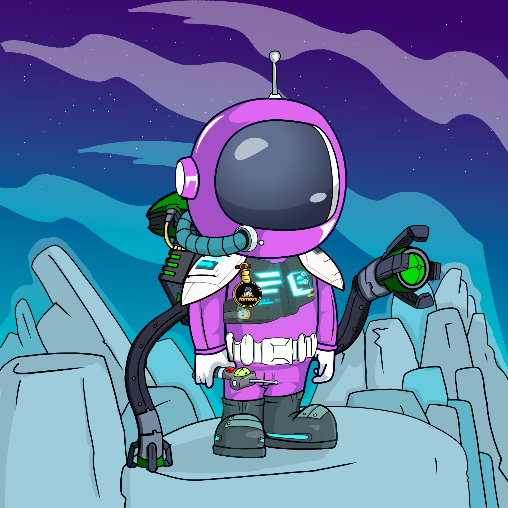 Galactic Astros #1697 NFT on Algorand