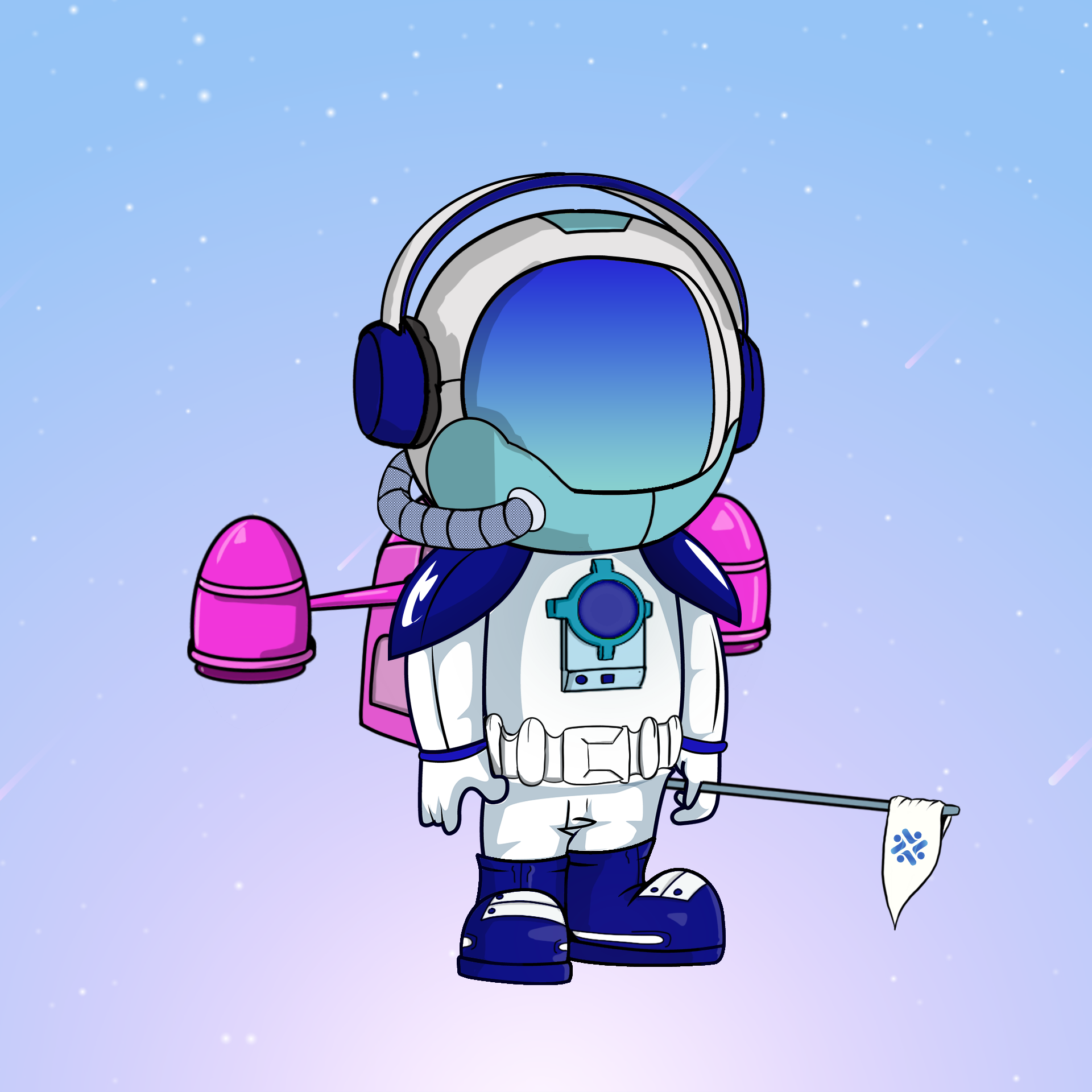 Galactic Astros #2195 NFT on Algorand