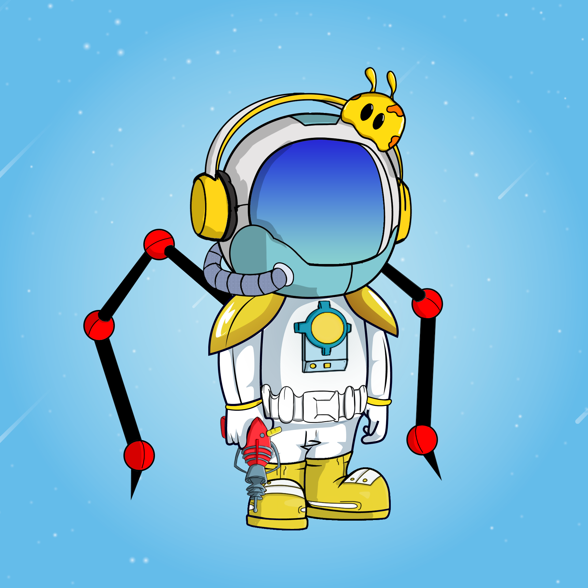 Galactic Astros #350 NFT on Algorand